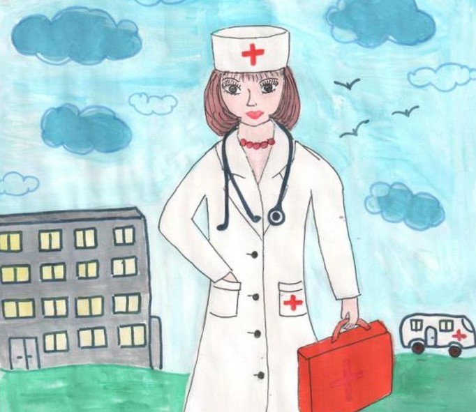 областной конкурс детских рисунков "мои родные медики", посвященный дню медицинского работника