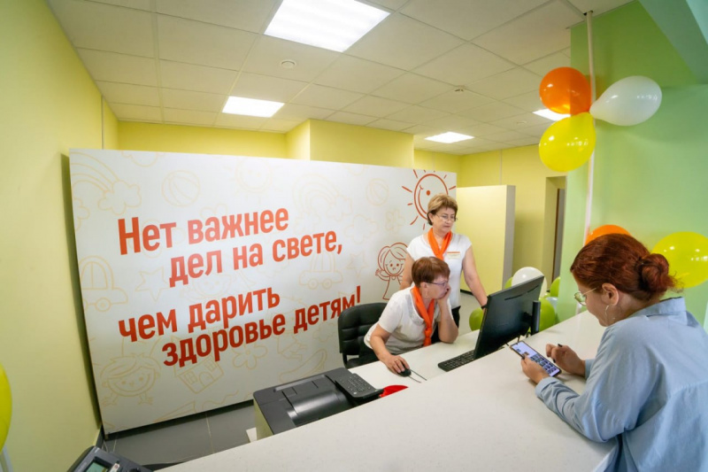 две поликлиники братской городской детской больницы открыли после капитального ремонта