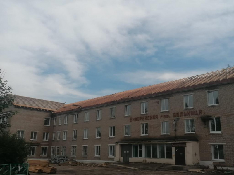 в вихоревке братского района завершается второй этап капитального ремонта поликлиники и стационара
