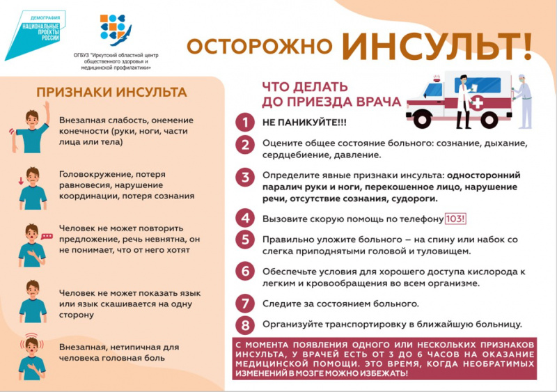 в иркутской области продолжается неделя борьбы с инсультом