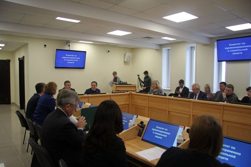 в законодательном собрании иркутской области 22.10.2019г. состоялся комитет по здравоохранению и социальной защите