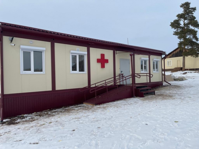 в братском районе в рамках нацпроекта «здравоохранение» возводят два новых фельдшерско-акушерских пункта