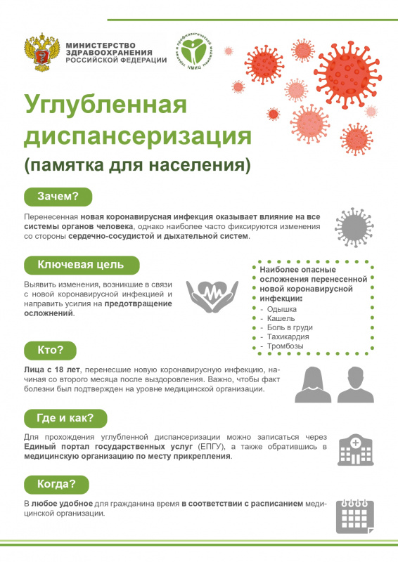 памятка по диспансеризации