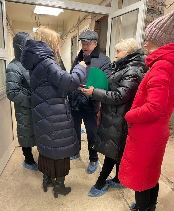 капитальный ремонт здания детского стационара усольской городской больницы идет в соответствии с графиком